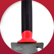 Root Slayer 17011 Heavy Duty Steel Garden Trowel with Serrated Blade and Holster