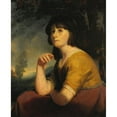 thumbnail image 2 of John Opie 12x14 Gold Ornate Wood Frame and Double Matted Museum Art Print Titled - Portrait of a Young Girl, Said to Be Lady Bathurst, 2 of 4