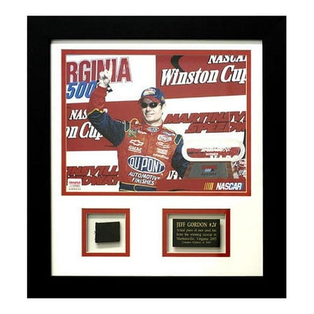 Jeff Gordon NASCAR Shadowbox With Tire Piece