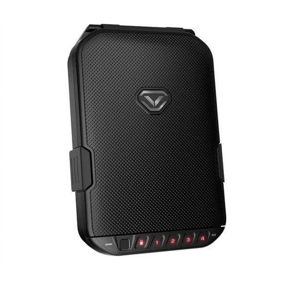 Vaultek® LifePod 10 Biometric Compact Lockable Weather Resistant Portable Case with Built-In Lock, Backlit Keypad, Steel Security Cable, & TSA Compliant