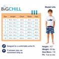 thumbnail image 5 of Big Chill Boys' Rash Guard Set - UPF 50+ Short Sleeve Swim Shirt and Bathing Suit Trunks - Swimwear Set for Boys (4-14), 5 of 6