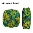 thumbnail image 2 of HELLHERO Yellow-Green Tie-Dye Palm Leaves Quick Installation Backrest Covers with Easy to Clean and Comfortable Polyester, 2 of 7