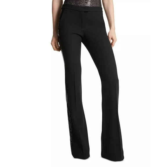 Michael Kors BLACK Women's Haylee Embellished Pants, US 10