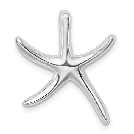 Roy Rose Jewelry Sterling Silver Starfish Slide Pendant