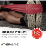 THERABAND Resistance Bands Set, Yellow/Red/Green, Beginner, Non-Latex