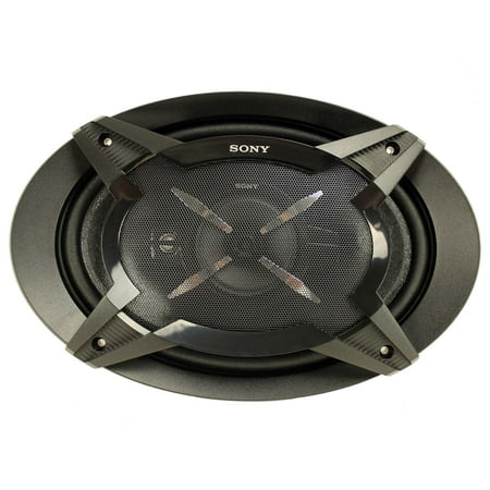 Sony - 6" x 9" 3-Way Car Speakers with Mica Reinforced Cellular (MRC) Cones (Pair) - Black/Graphite