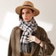 thumbnail image 3 of Bufanda de otoño invierno para mujer, bufanda Sugezi de flujo clásico, cálida bufanda a cuadros MFZFUKR CPB-YY184-2, 3 of 5