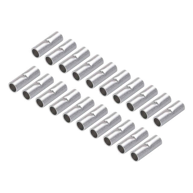 50uds Sin Aislamiento A Tope Conectores 8AWG Cable Conector BN-8 para Eléctrico Cable Crimpado Virola Terminales
