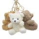 thumbnail image 4 of Llavero con forma de oso de peluche rizado de dibujos animados, colgante para bolso, carcasa creativa para teléfono móvil, accesorios de joyería, muñeca, 4 of 6