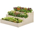thumbnail image 4 of FDW 3-Tier Garden Raise Bed Elevated Garden Bed,Greenhouse Patio Yard Gardening Bed, 4 of 7