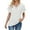 White, variant on Wiyuqeen Solid Color Ruffle Sleeve Tunics for Women Basic Trendy Lace V Neck Blouses Ladies Comfy Hollow Out Tops Loose Fit T-shirts