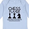thumbnail image 4 of Inktastic Chess Player Game Boys or Girls Long Sleeve Baby Bodysuit, 4 of 5