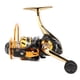 thumbnail image 4 of Carrete de pesca de agua salada con brazo basculante plegable, totalmente metálico, sin intervalos, rueda giratoria, accesorio para carrete de pesca, MT5000, negro y dorado, 4 of 9
