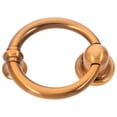 thumbnail image 1 of Minkissy Round Ring Door Knocker Zinc Alloy Coffee For Homeowners 1Pack, 1 of 6