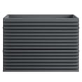 thumbnail image 2 of Modway Render 29" MDF Wood Wall-Mount Bathroom Vanity Cabinet in Gray, 2 of 8