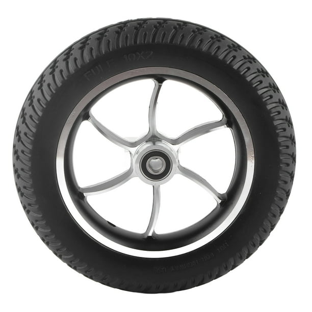 Wheelchair Tire, Solid Wheel Tyre Aluminum Alloy Hub InflatableFree