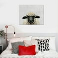 thumbnail image 5 of Orinice  Lamb Nursery Wall Decor Cute Blacknose Lamb Farm Animal And Prints Black White Sheep Art Canvas Painting Kids Room Decor Framed 16x12in, 5 of 6