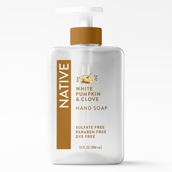 Native Sulfate Free Gentle Liquid Hand Soap, White Pumpkin & Clove, 13 fl oz