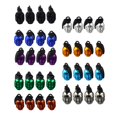 thumbnail image 3 of funtasica Auto Tire Adaptor Anodized Valve Stem Tires Cap Universal Plastic 4 PCS/Set Rims Wheels For SUV Black, 3 of 9