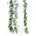 thumbnail image 5 of Artificial Hanging Leaves Vines, Fake Willow Leaves Twigs Silk Plant Leaves Garland String for indoor/outdoor Wedding Decor Party Supplies Greenery Crowns Wreath, 5 of 7