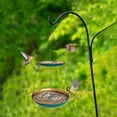 thumbnail image 4 of Rewenti Hanging Bird Feeder Garden Bath Tray Outdoor Bird Waterer Rust-Proof Weather-Resistant, 4 of 5