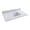 37"x22"-3 Faucet Hole, variant on MMGW 37-Inch White Stone Vanity Top with Rectangle Undermount Sink, 1 Faucet Hole