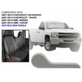 thumbnail image 3 of APA Replacement Gray Seat Recliner Handle for 2007 - 2014 07 - 14 Silverado Sierra Yukon Tahoe Passenger Right RH Side 15232600, 3 of 10