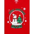 thumbnail image 3 of Holiday Time Girls Christmas Snow Long Sleeve T-Shirt, Sizes 4-18, 3 of 3