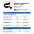 thumbnail image 2 of Coolant Hose - Compatible with 2005 - 2011 Audi A6 Quattro 2006 2007 2008 2009 2010, 2 of 2