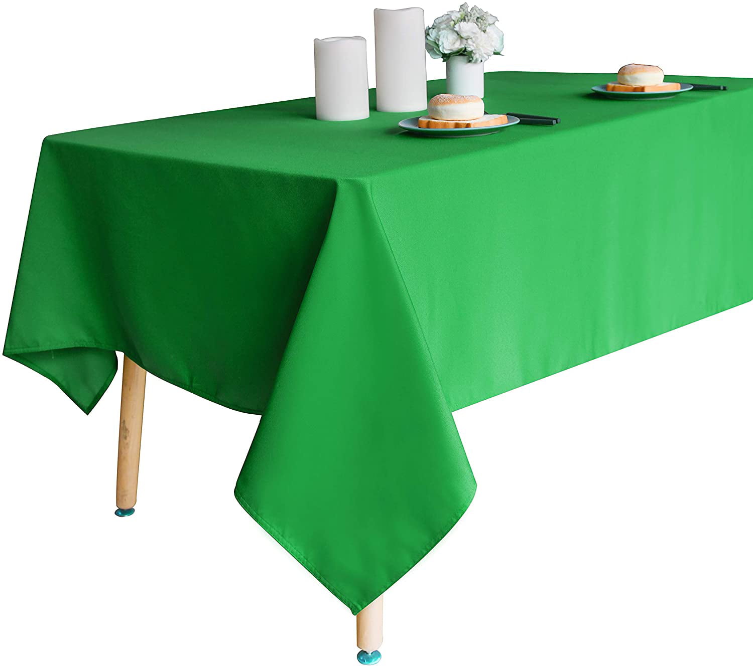Multicolor Texture Geometry Proof Spill-Proof and Water Resistance Tablecloth,Decorative Fabric Table Cover for Outdoor and Indoor 60 X 90 Inch 