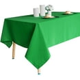 thumbnail image 1 of LAICAIW Nappe Rectangulaire 210 G/m2 - Nappe en Microfibre Robuste Résistante à l'Eau, Housse de Table Décorative pour Usage Extérieur et Intérieur (Vert, 60 X 144 Po), 1 of 7
