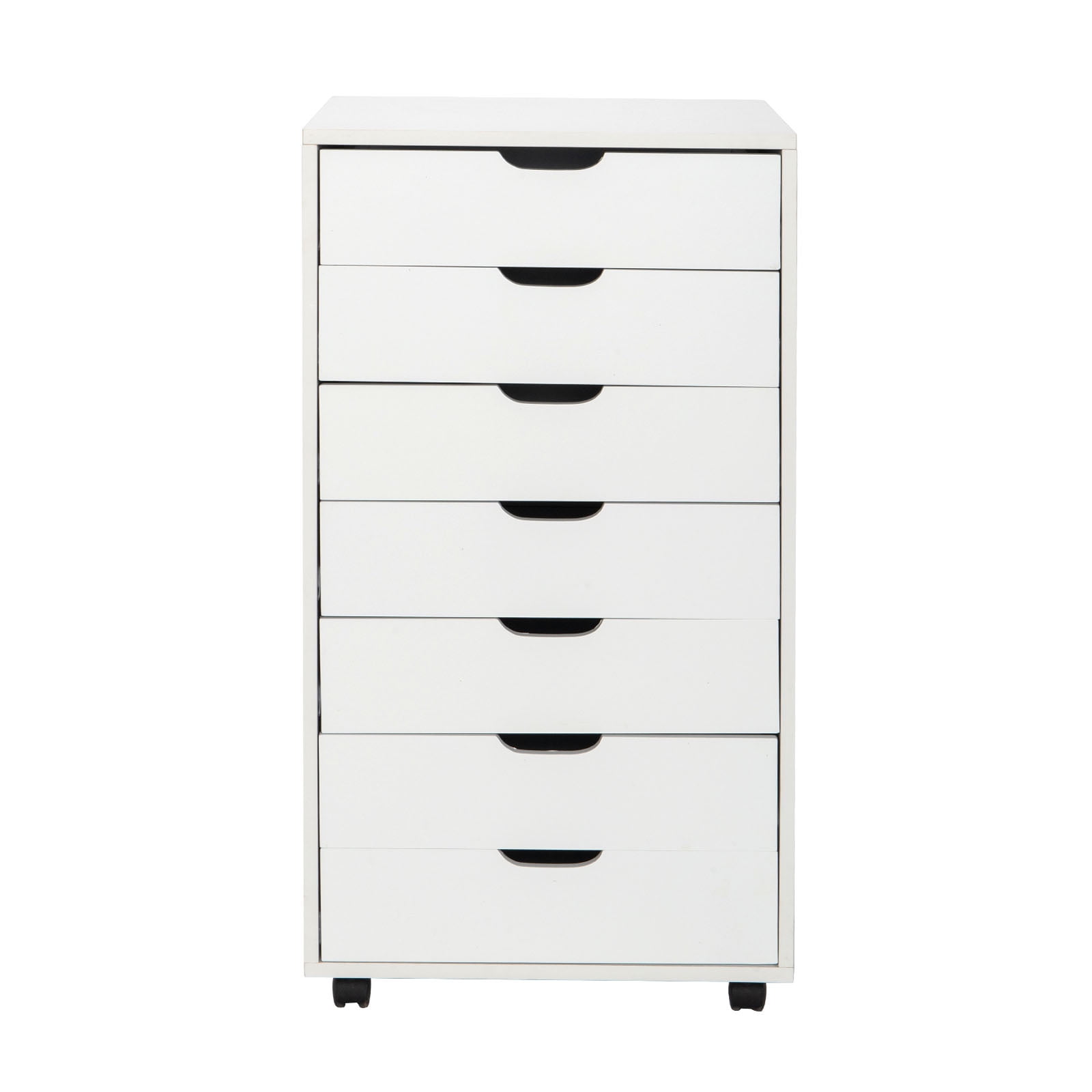 Details about   7-Drawer Wood Filing Cabinet Mobile Storage Cabinet Closet Office White Color 