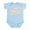 Sky Blue, variant on CafePress - Rack O' Bicycles Body Suit - Baby Light Bodysuit, Size Newborn - 24 Months