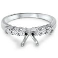 thumbnail image 4 of Pompeii 1/2ct Diamond Engagement Semi Mounting Ring Setting 14K (G/H,I1), 4 of 4