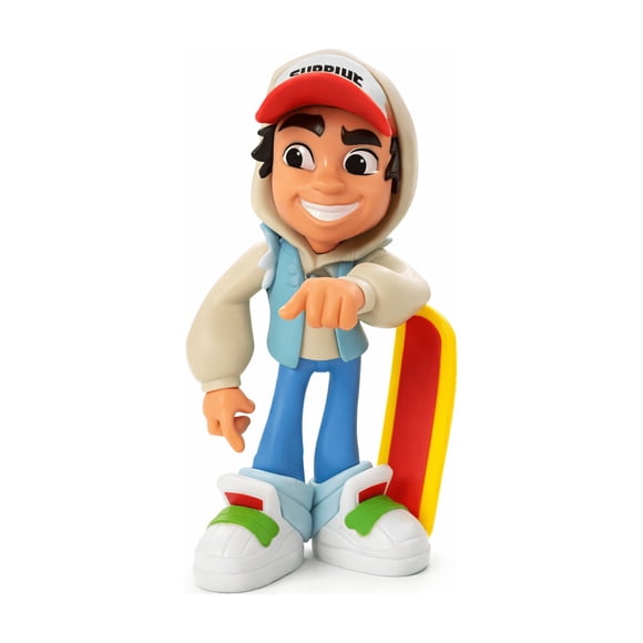 Subway Surfeurs Jake Figurine d'Action de l'Équipe de Pulvérisation – Jouet de Collection dans un Emballage en Forme de Bombe – Cadeau pour Enfants