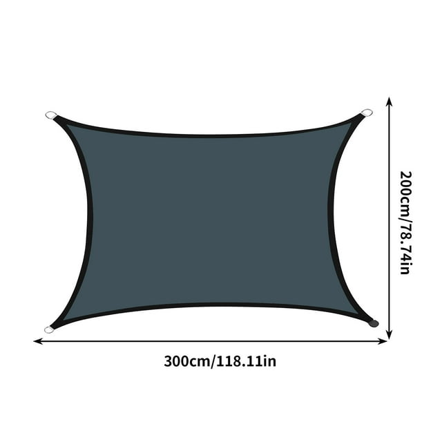 Vwrxbz Sun Shade Sail Canopy Triangular UV Protection Waterproof Outdoor Patio Garden Pool Tarpaulin