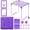 Purple, variant on MoKo 17PCS Locker Accessories for Girls, Cute Locker Accessories Kit,Lockers Decor for School/Work, Blue