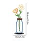 thumbnail image 3 of Decoración metálica de flor para flor en la pared del salón interior decoración de pared con adorno de hierro impreso en color 2D, 3 of 6