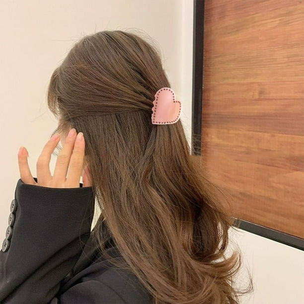 dajkiuy Valentine Hair Claw Clips for Women Large Heart Hair  display picture 3