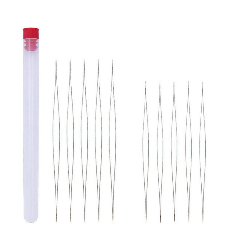 30 pcs Jewelry Needles for Beads Fine Thread Size 8 and 10 with