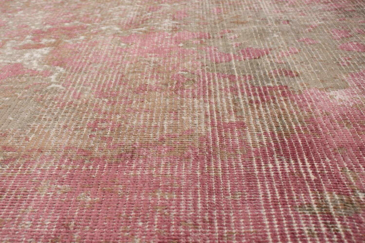 ECARPETGALLERY Tapis Métier Main pour Salon, Salle à Manger et Chambre à Coucher Contemporain Collection Galleria 5'0" x 7'8" en Rose