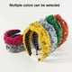 thumbnail image 4 of Moda elegante banda de pelo de las señoras Diadema anudada de las mujeres adornado Top Hairband, 4 of 5