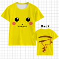 thumbnail image 1 of Camiseta de Pokémon para niños y niñas, camisa con estampado 3d de Pikachu, manga corta, informal qym unisex, 1 of 2