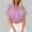 Pink, variant on TAGOLD Summer Casual Tops,Plus Size T-shirt Blouse for Womens, Women's Lapel Short Sleeve Loose Button And Linen Tunic Summer Work Clothes Short Shirt Blouse