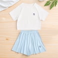 thumbnail image 5 of Ultrave Girls Athletic Set, Short Sleeve Tee & Shorts Casual Outfit, Lightweight Activewear for Girls, Summer Sets for 5-15Y, 5 of 5