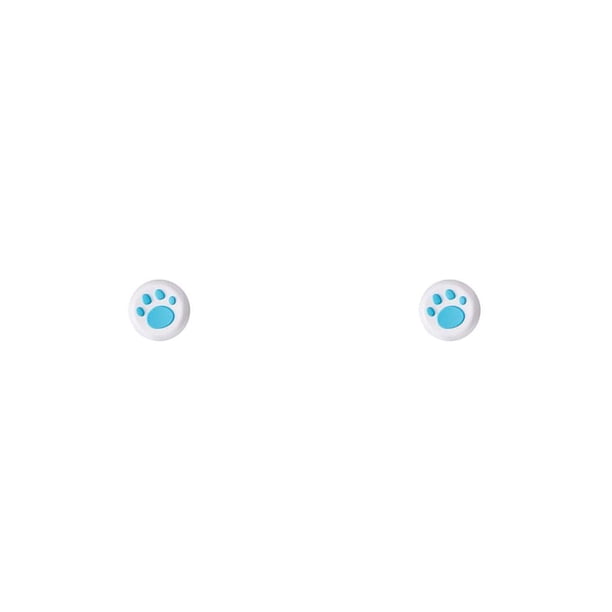 Sidaley Stick Caps Cómodo Antideslizante Reemplazo perfecto Thumbstick Cover Controller Accesorios para doméstico azul sobre blanco azul sobre blanco 2piezas