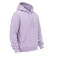 thumbnail image 6 of Men Solid Pullover Hoodie Basic Plain Hooded Sweatshirt with Drawstring Hood & Front Kangaroo Pocket 5XL, 6 of 6