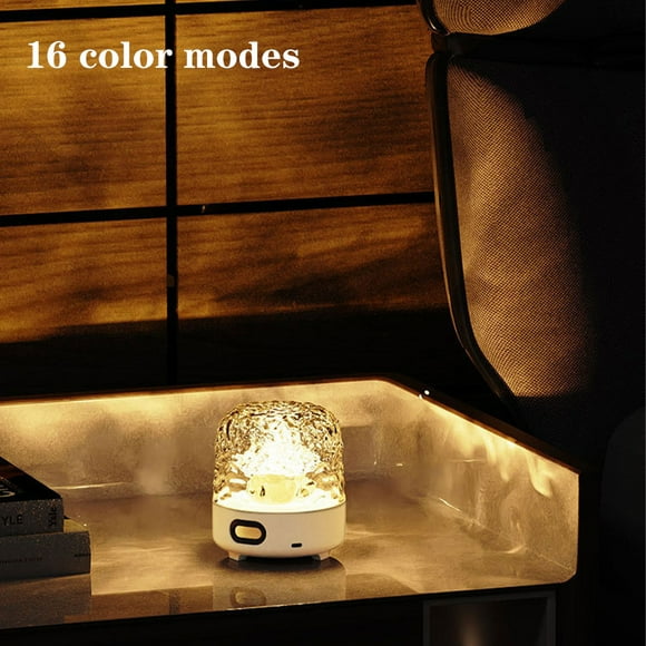 Ocean Wave Projector Light, 16 Color Northern Lights, Touch Control Water Wave Lights Room Decor With Wireless Speaker, Underwater Projector Light For Bedroom