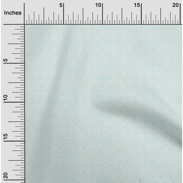 oneOone Viscose Jersey Aqua Blue Fabric Abstract Small Sewing Craft Projects Fabric Prints By Yard 60 Inch Wide