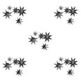 thumbnail image 3 of QualitChoice 1 Set Star Decorations Household Interesting Exquisite Stars Pendant Party Supply Craft Decoration Decor Props for Layout Dark grey 5Set, 3 of 6